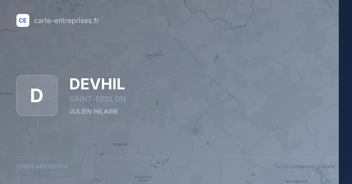DEVHIL — 845385954 — fiche entreprise