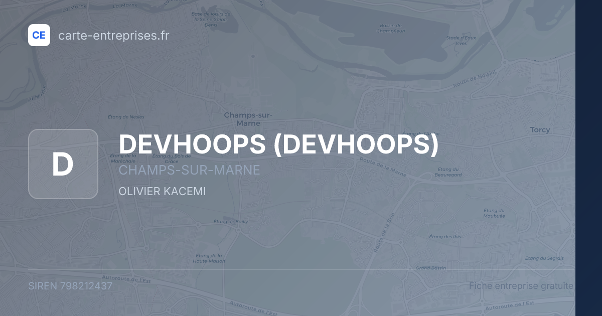 DEVHOOPS — 798212437 — fiche entreprise