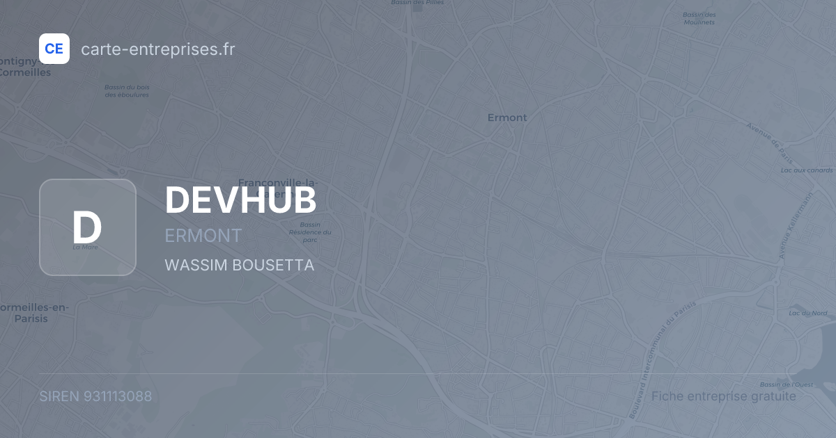 DEVHUB — 931113088 — fiche entreprise