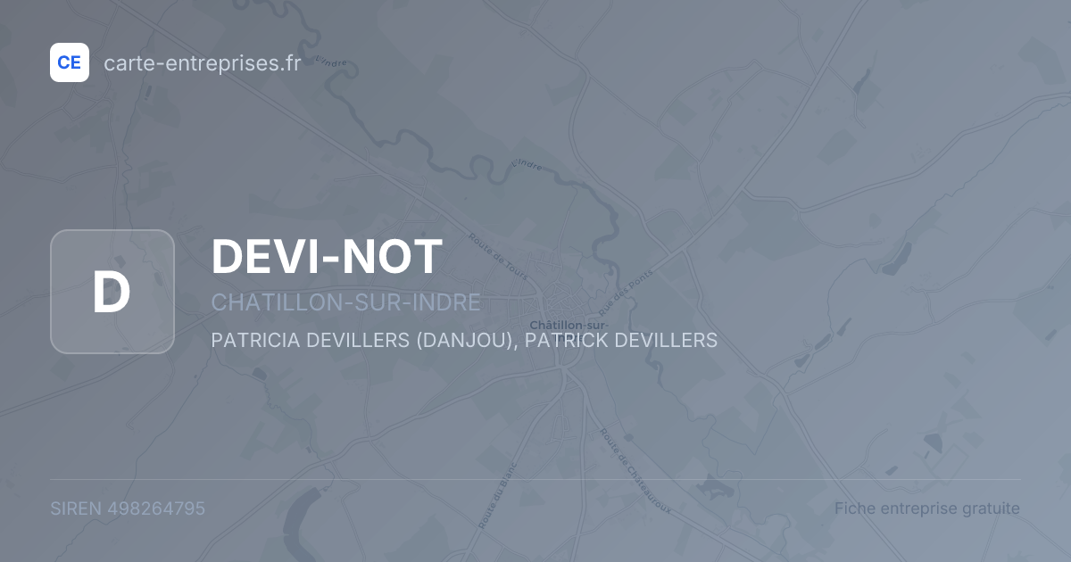 DEVI-NOT — 498264795 — fiche entreprise
