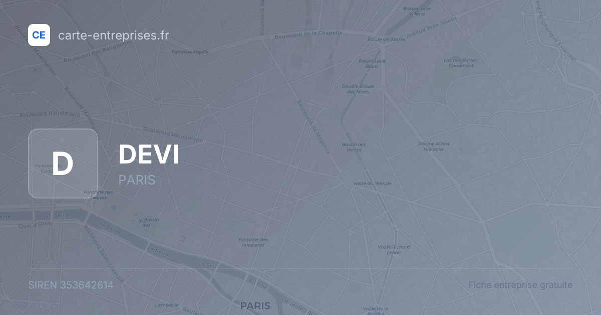 DEVI — 353642614 — fiche entreprise