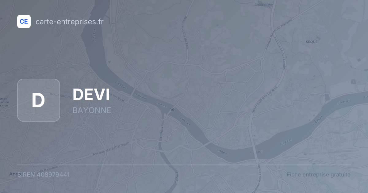 DEVI — 408979441 — fiche entreprise