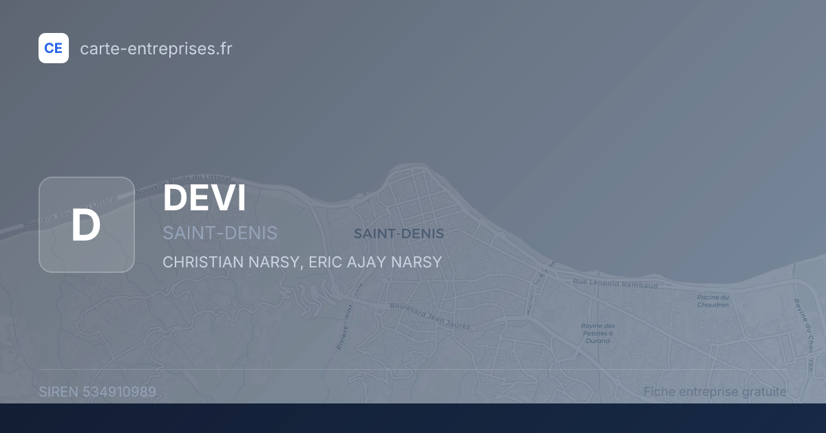 DEVI — 534910989 — fiche entreprise