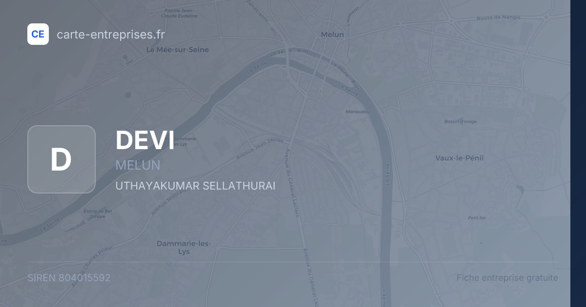 DEVI — 804015592 — fiche entreprise