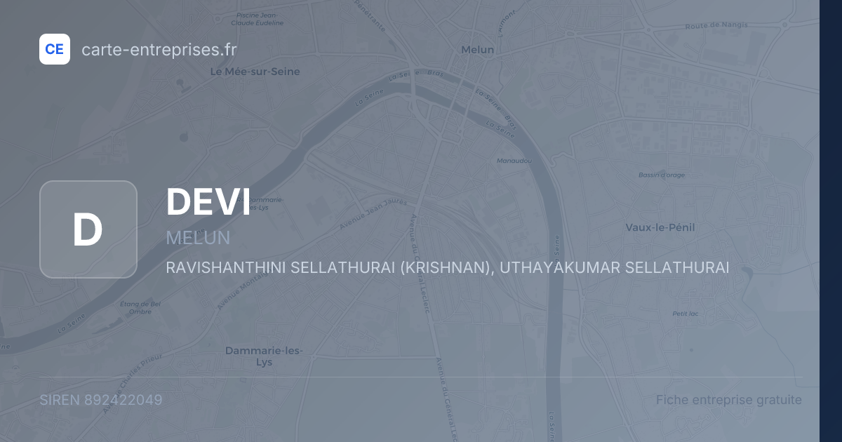 DEVI — 892422049 — fiche entreprise