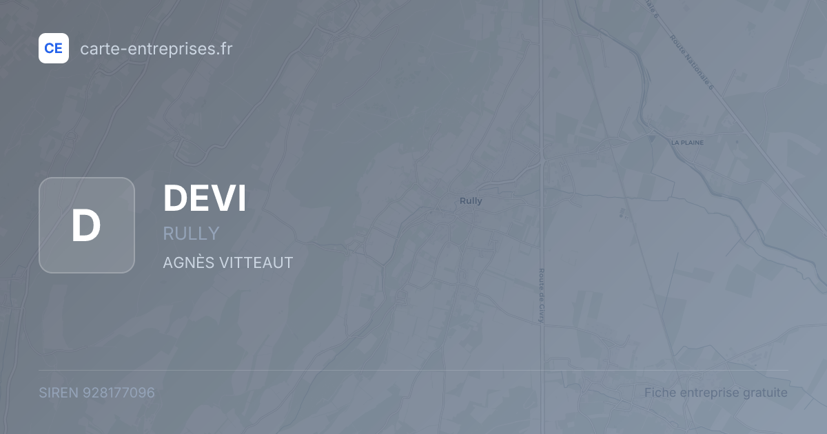 DEVI — 928177096 — fiche entreprise
