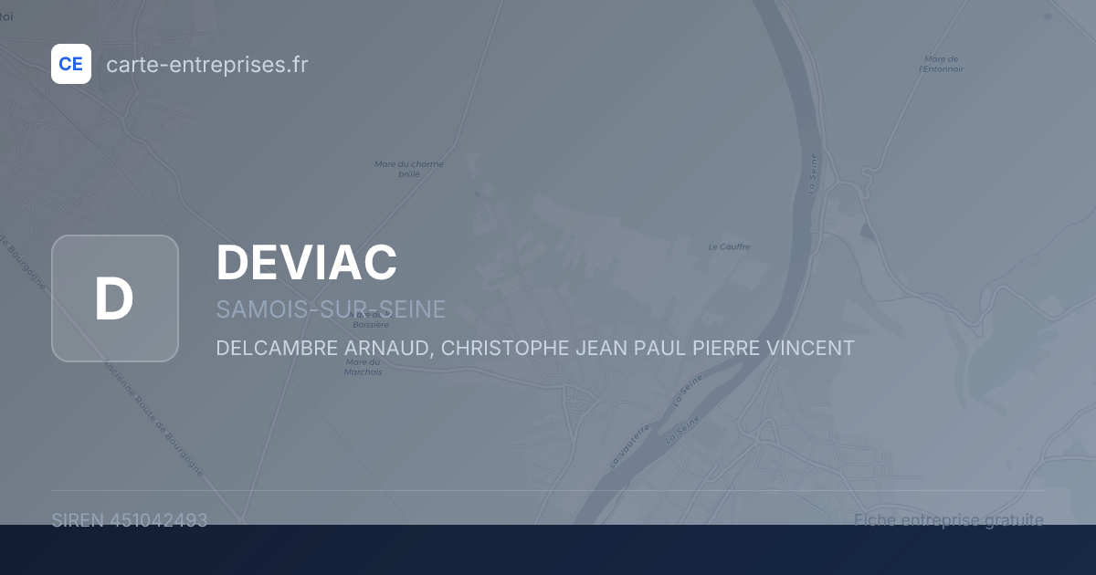 DEVIAC — 451042493 — fiche entreprise