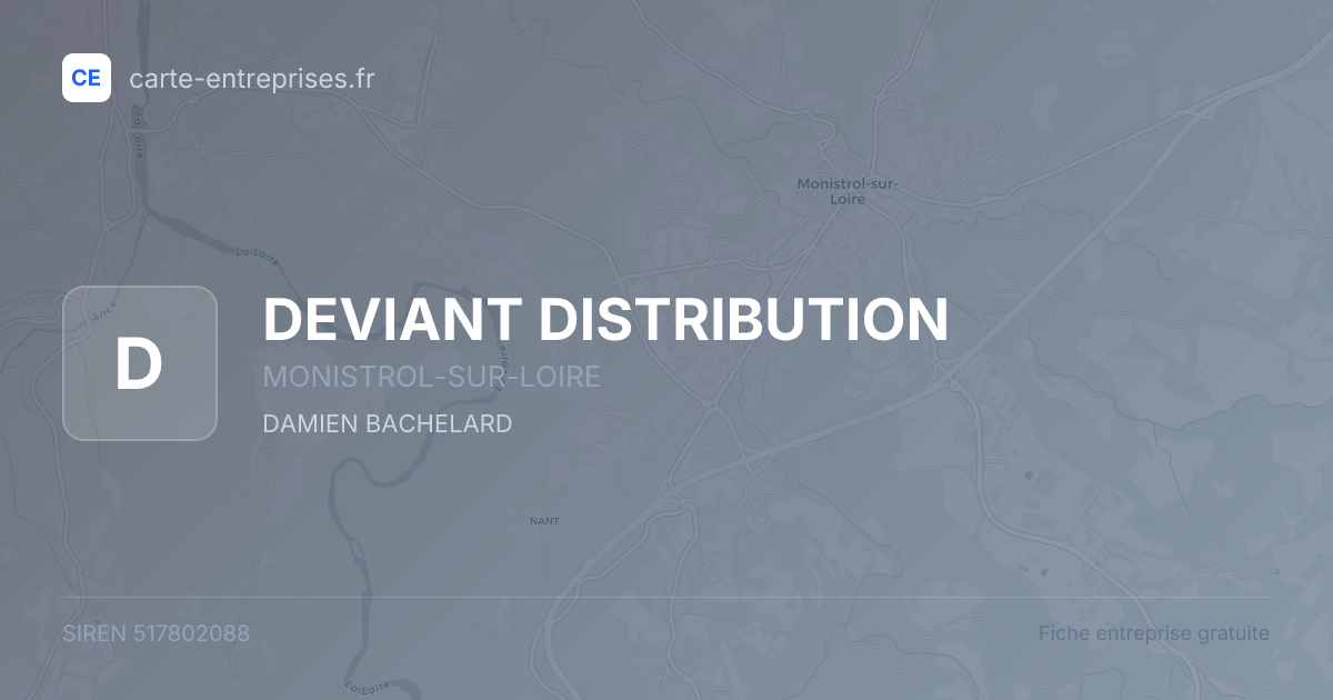 DEVIANT DISTRIBUTION — 517802088 — fiche entreprise