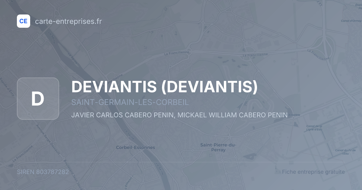 DEVIANTIS — 803787282 — fiche entreprise
