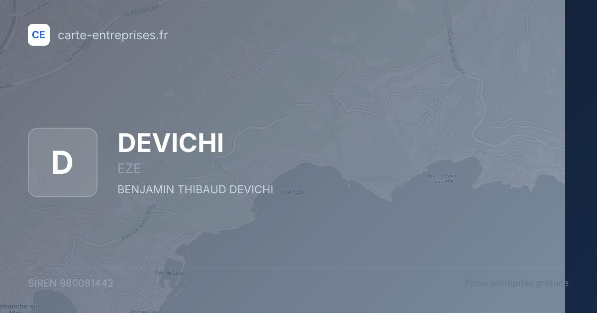 DEVICHI — 980081442 — fiche entreprise