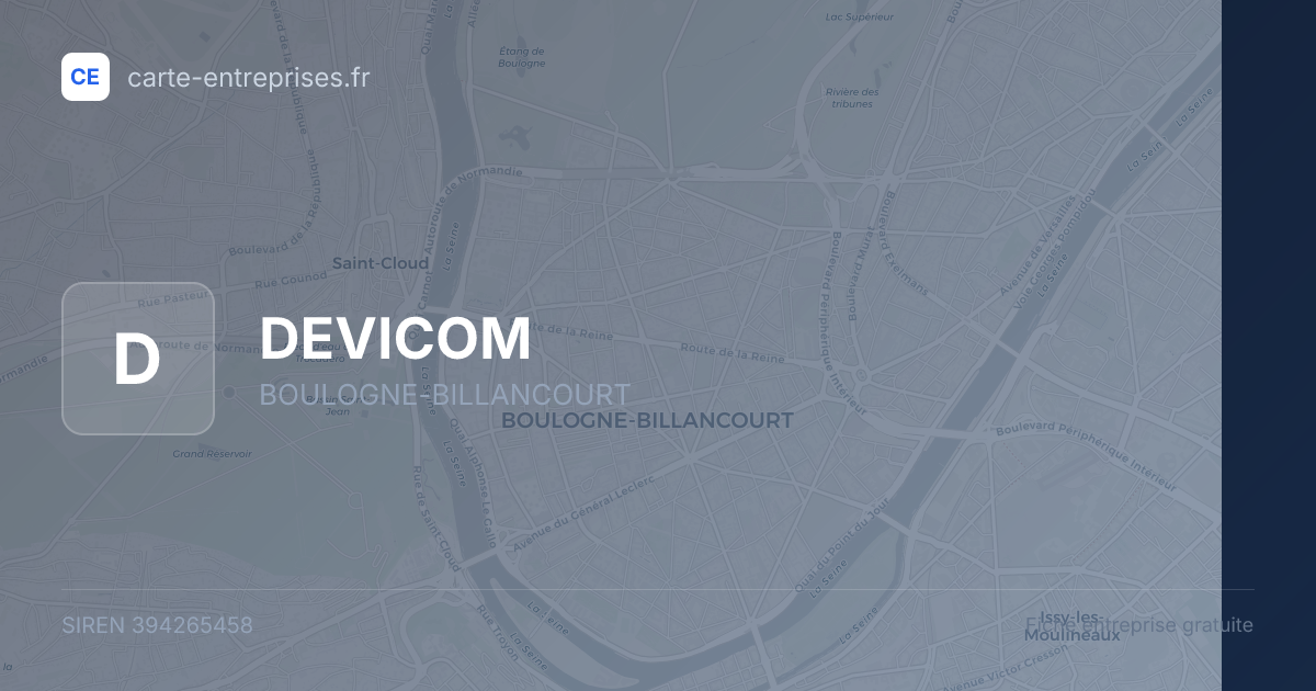 DEVICOM — 394265458 — fiche entreprise