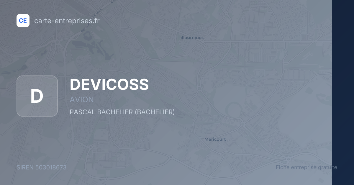 DEVICOSS — 503018673 — fiche entreprise