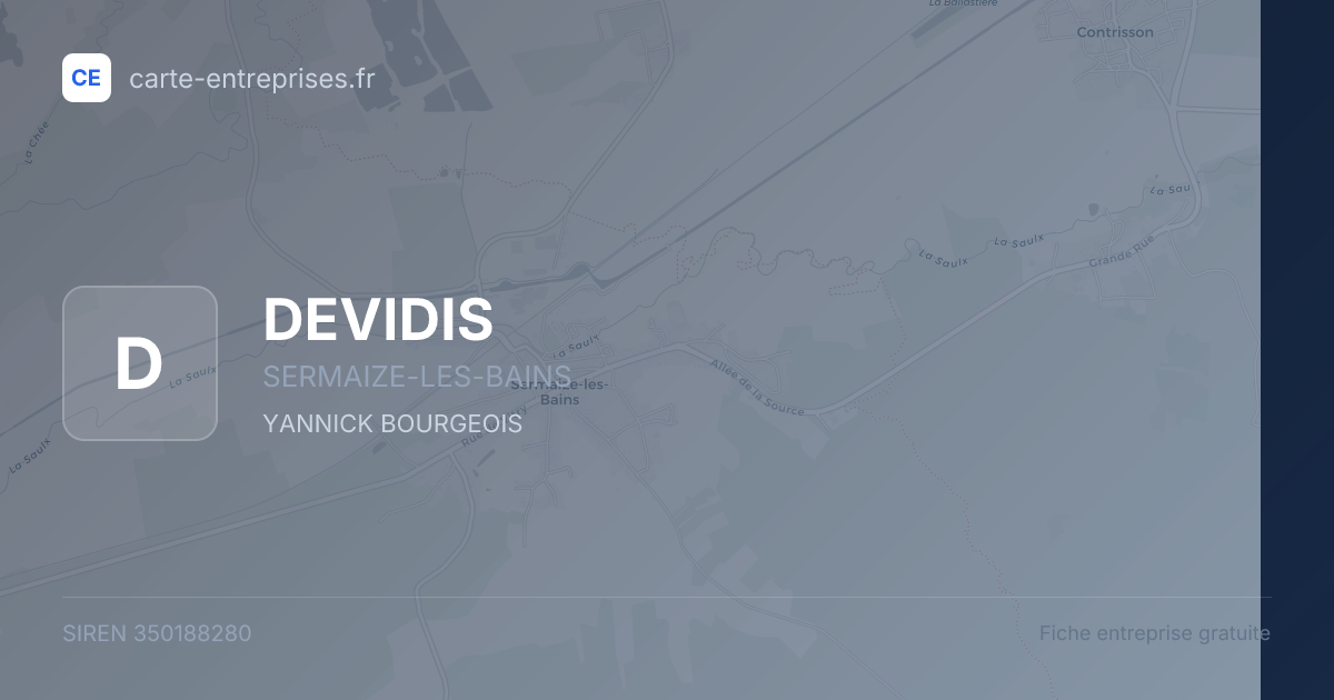 DEVIDIS — 350188280 — fiche entreprise