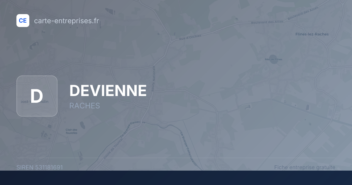 DEVIENNE — 531181691 — fiche entreprise