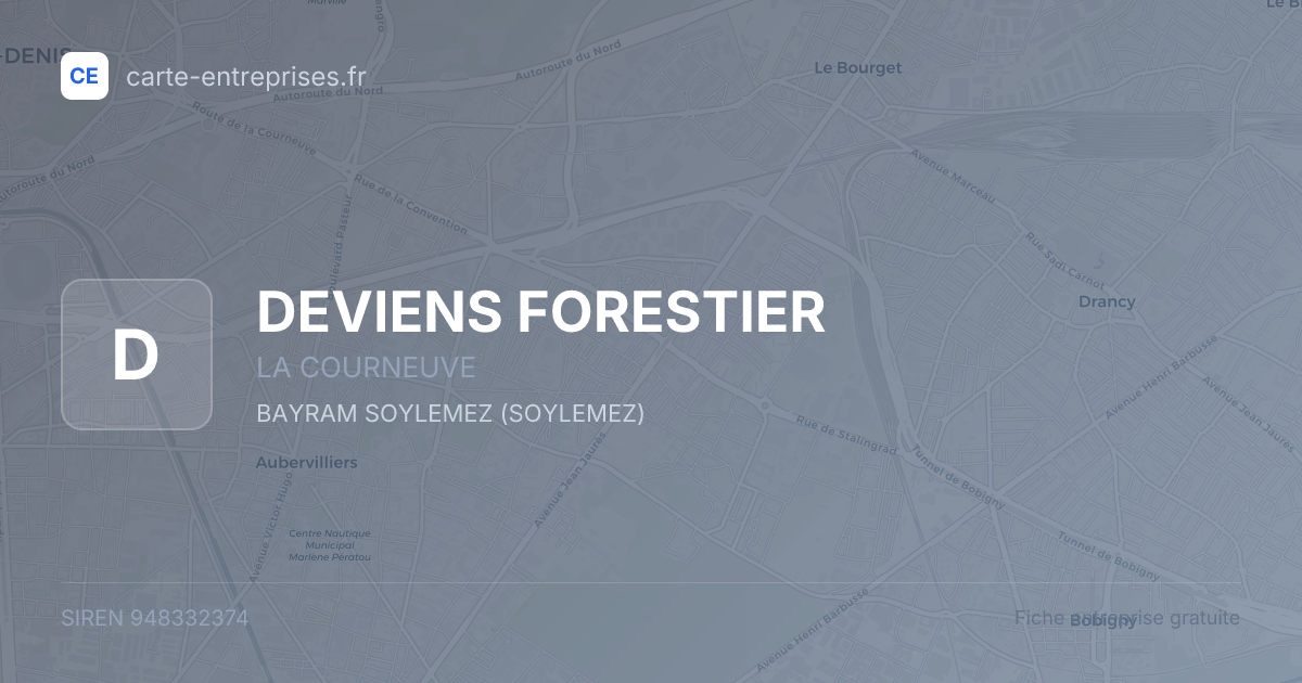 DEVIENS FORESTIER — 948332374 — fiche entreprise