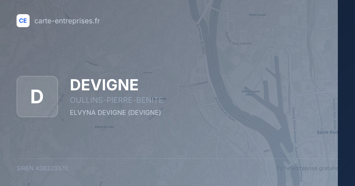 DEVIGNE — 438323370 — fiche entreprise
