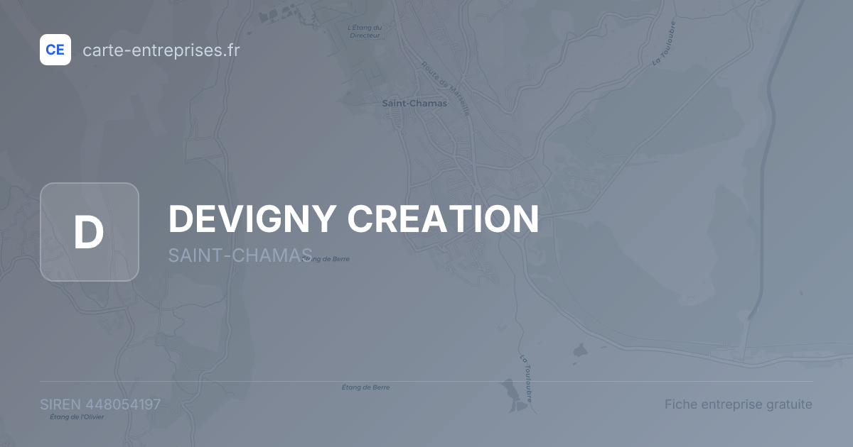 DEVIGNY CREATION — 448054197 — fiche entreprise