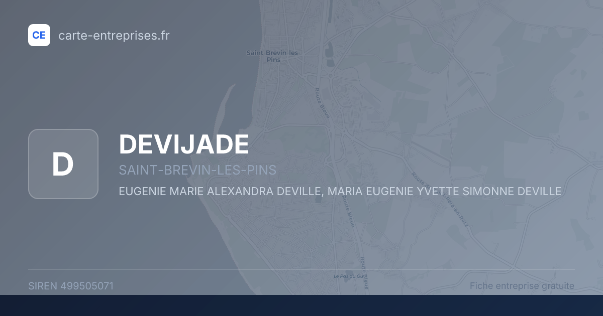 DEVIJADE — 499505071 — fiche entreprise