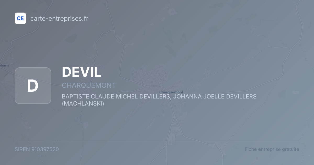 DEVIL — 910397520 — fiche entreprise