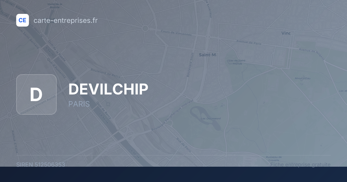 DEVILCHIP — 512506353 — fiche entreprise