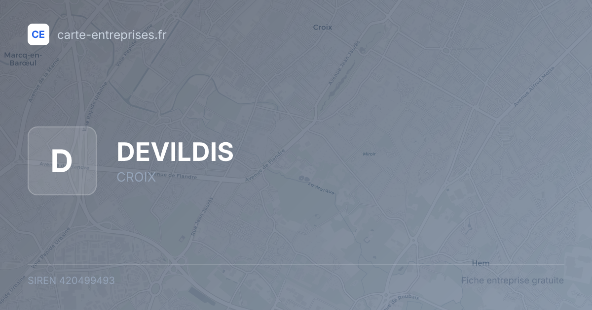 DEVILDIS — 420499493 — fiche entreprise