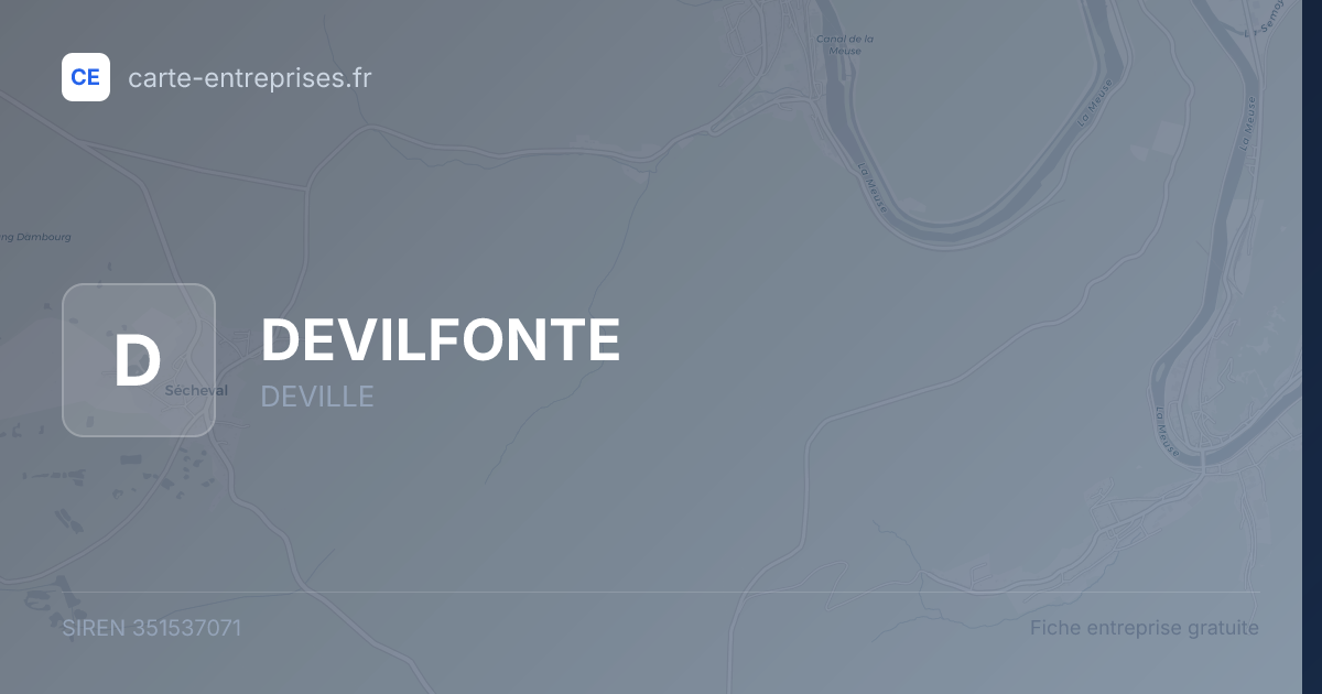 DEVILFONTE — 351537071 — fiche entreprise
