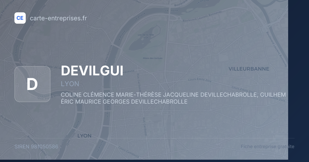 DEVILGUI — 981050586 — fiche entreprise