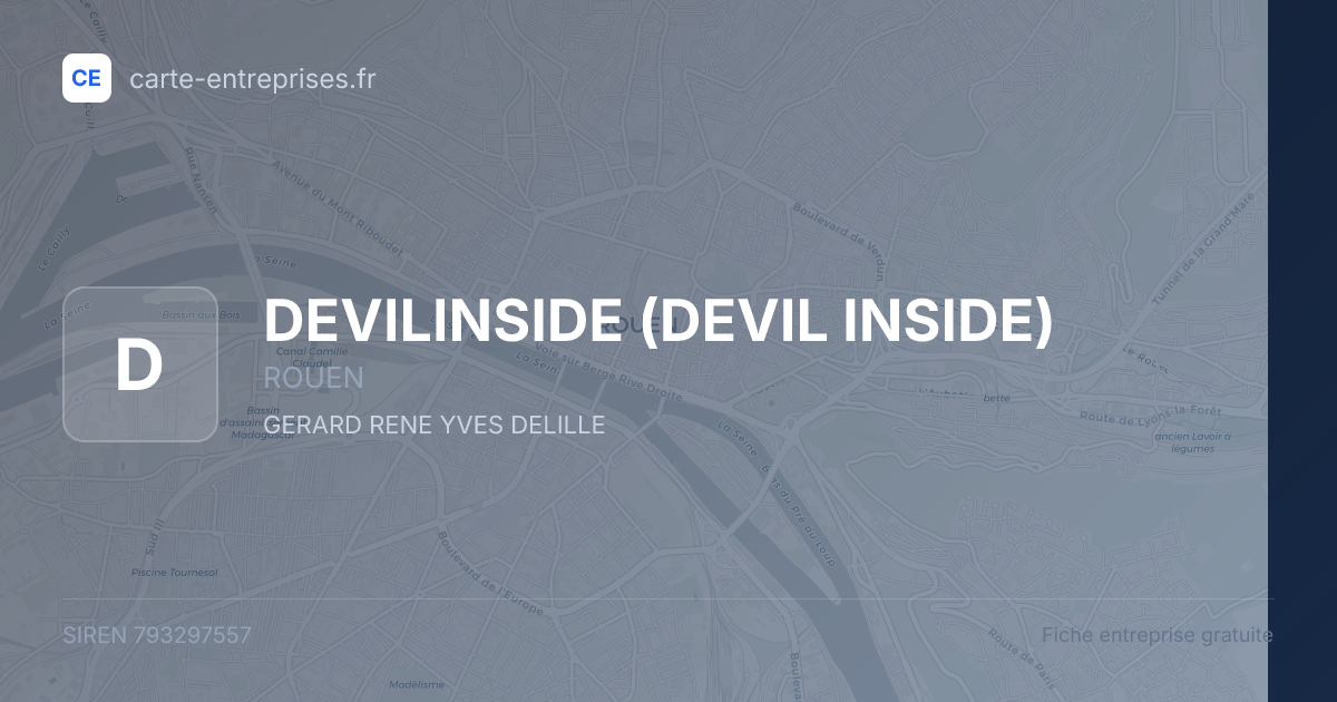 DEVILINSIDE (DEVIL INSIDE) — 793297557 — fiche entreprise