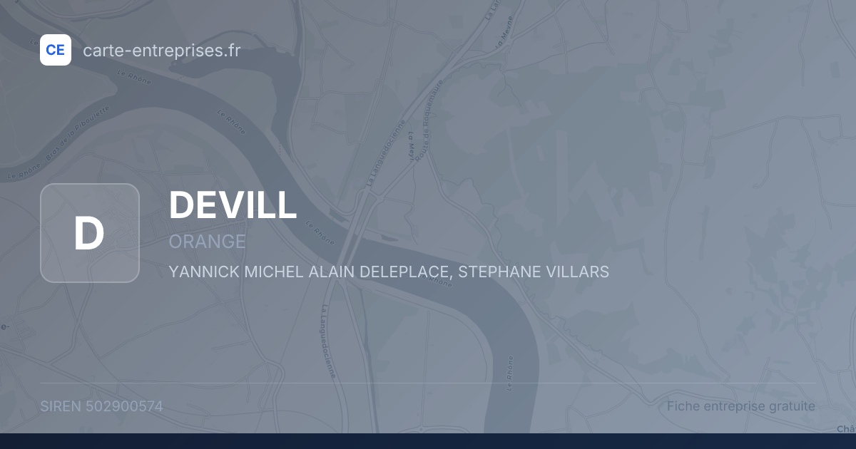 DEVILL — 502900574 — fiche entreprise