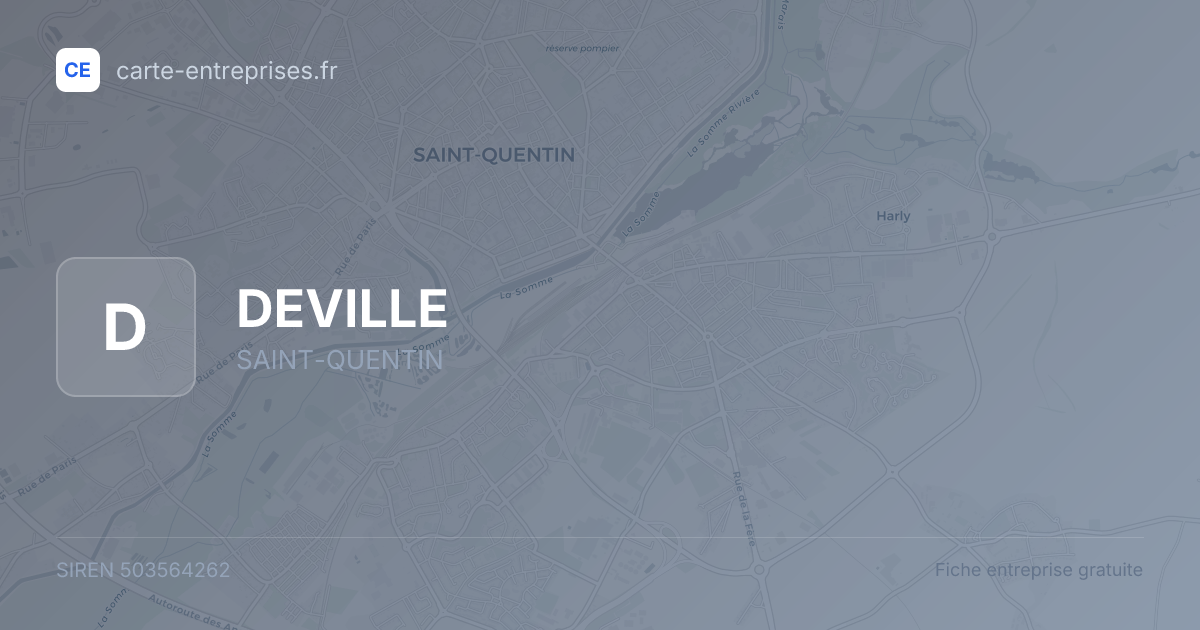DEVILLE — 503564262 — fiche entreprise