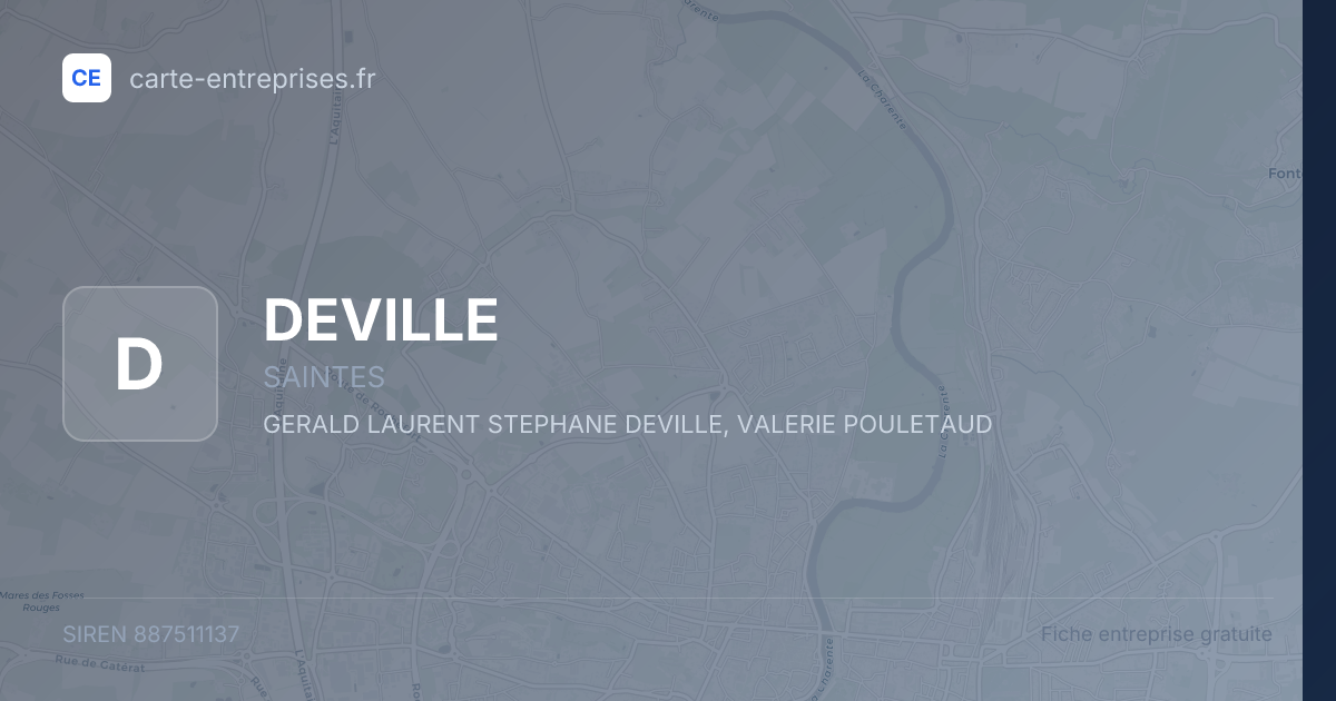 DEVILLE — 887511137 — fiche entreprise