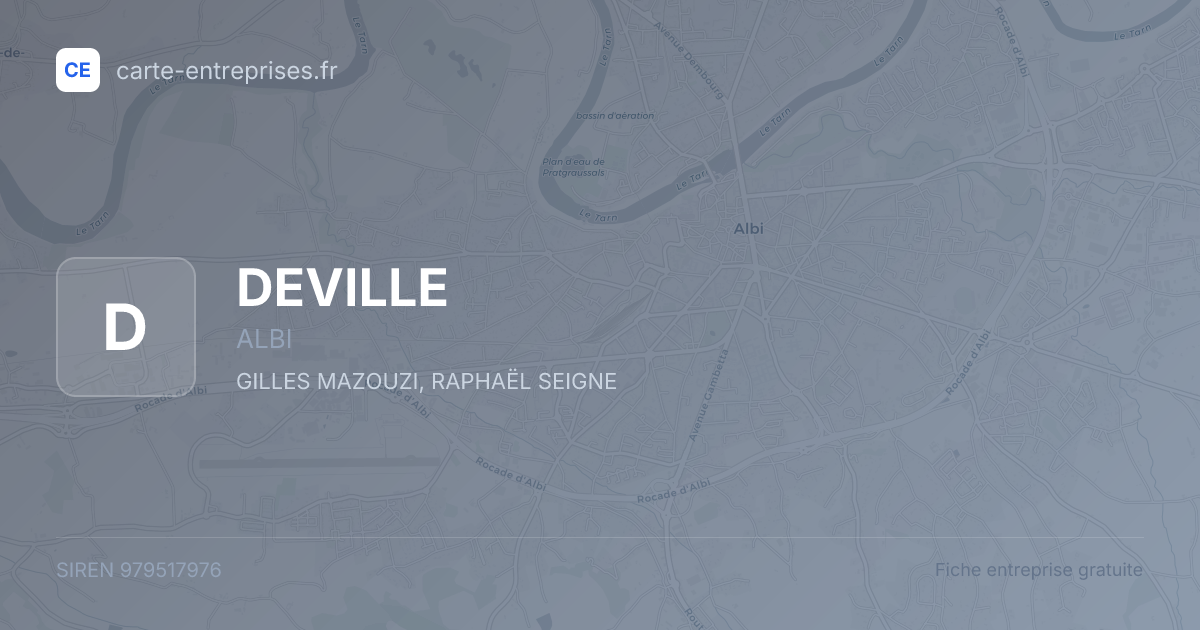 DEVILLE — 979517976 — fiche entreprise