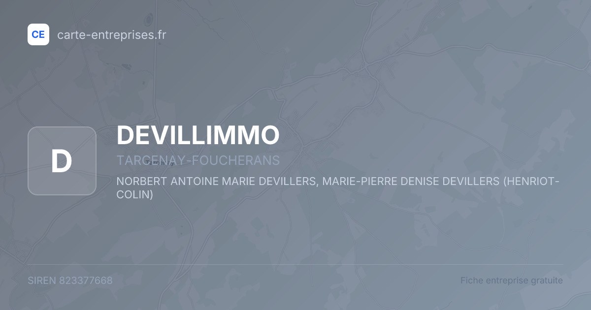 DEVILLIMMO — 823377668 — fiche entreprise