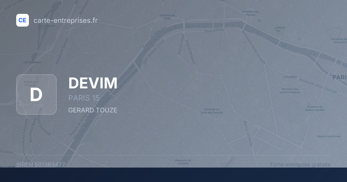 DEVIM — 501363477 — fiche entreprise