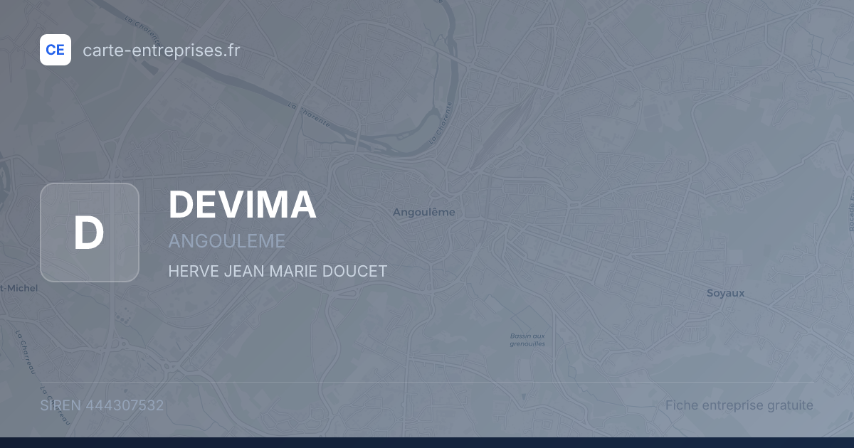 DEVIMA — 444307532 — fiche entreprise