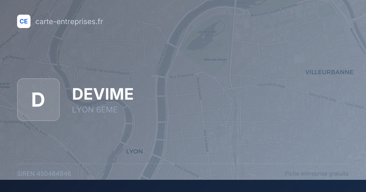 DEVIME — 450464946 — fiche entreprise
