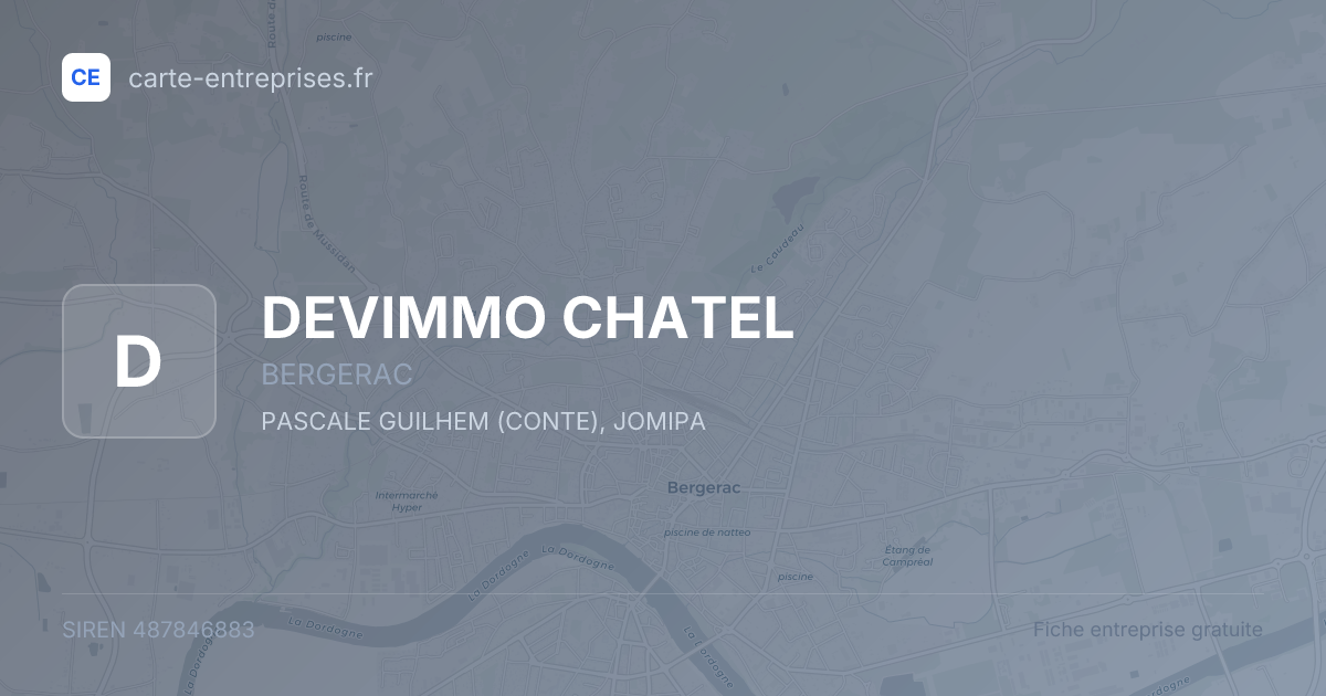 DEVIMMO CHATEL — 487846883 — fiche entreprise