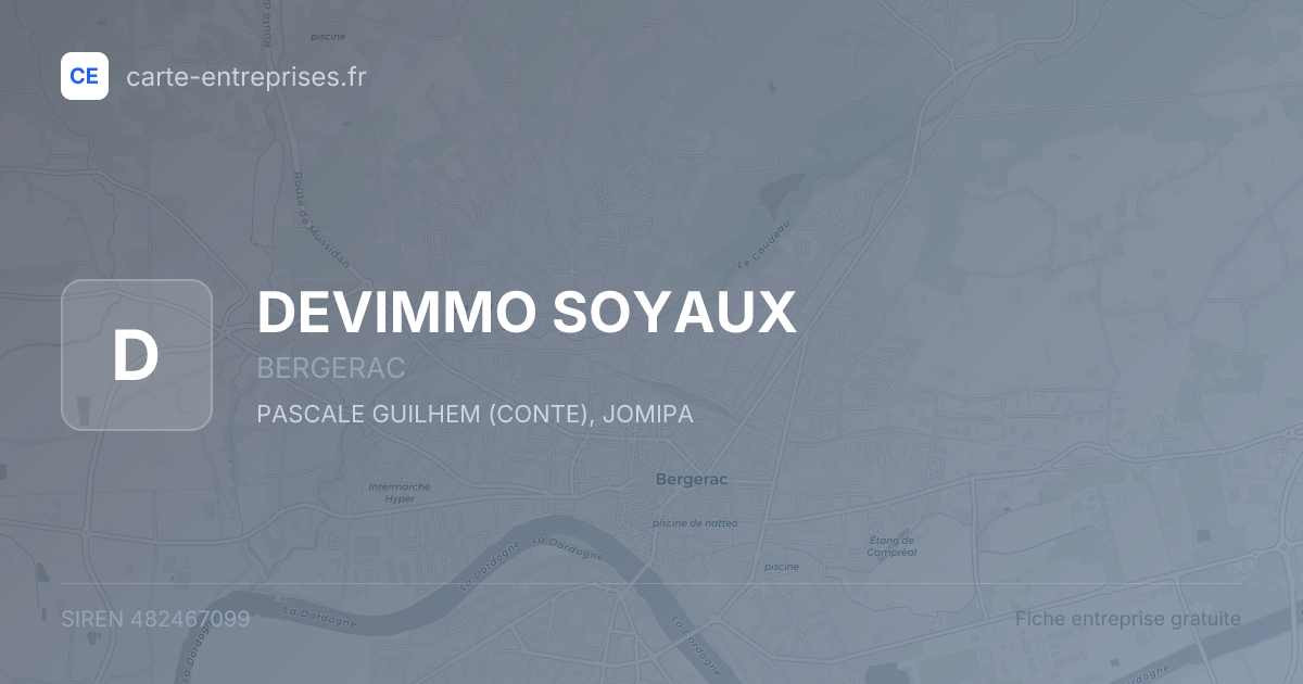 DEVIMMO SOYAUX — 482467099 — fiche entreprise