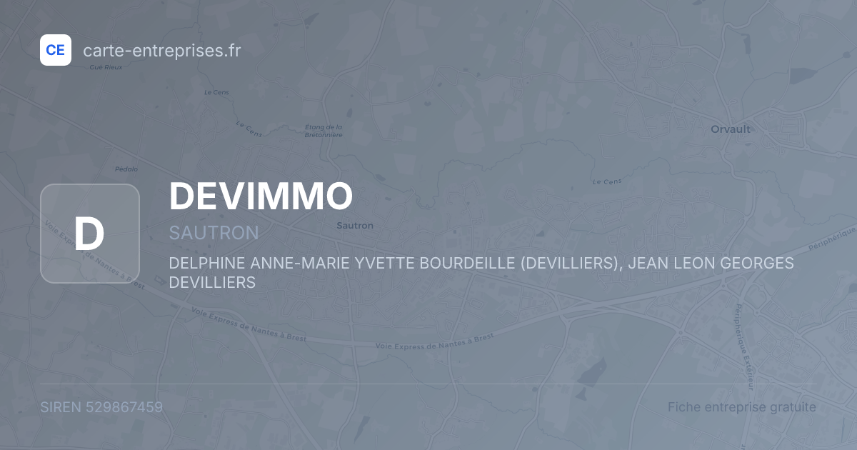 DEVIMMO — 529867459 — fiche entreprise
