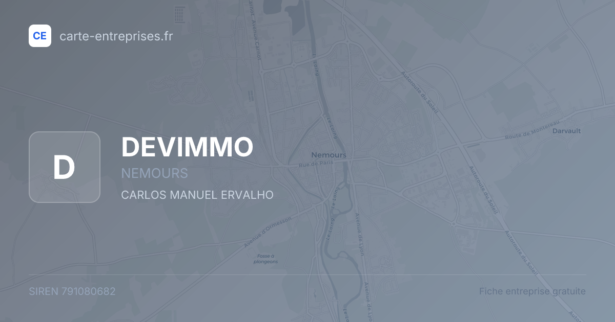 DEVIMMO — 791080682 — fiche entreprise