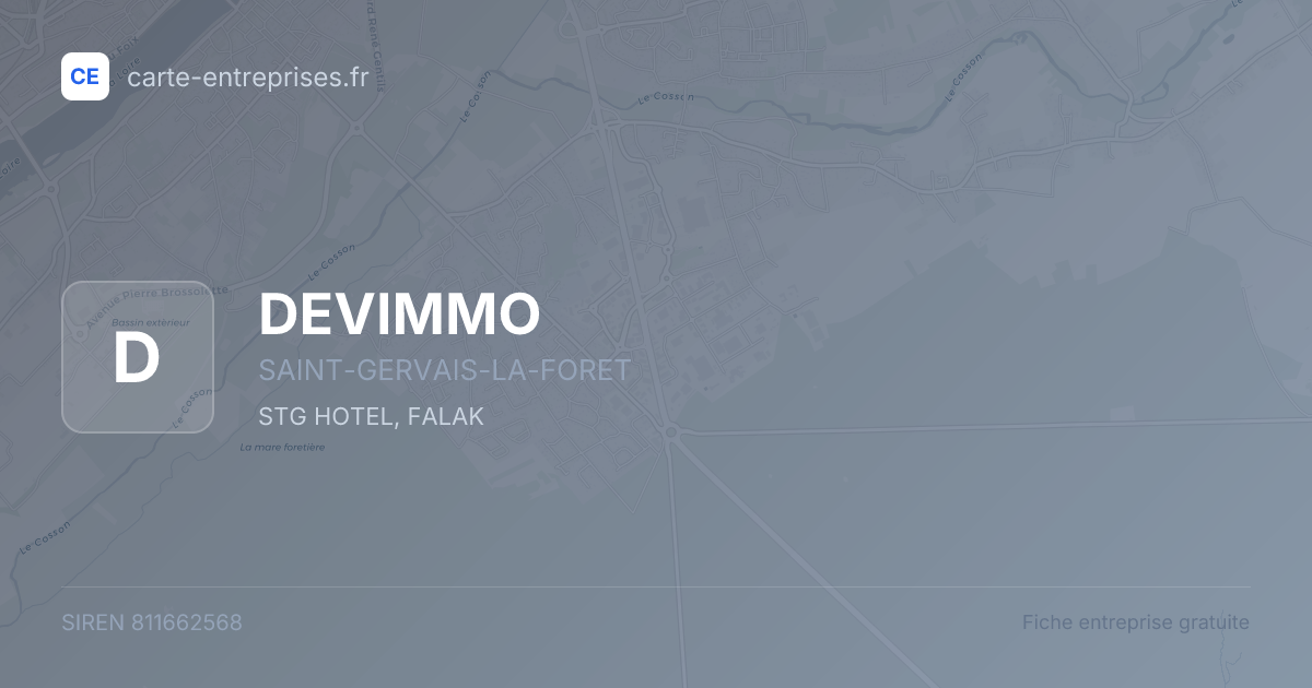 DEVIMMO — 811662568 — fiche entreprise