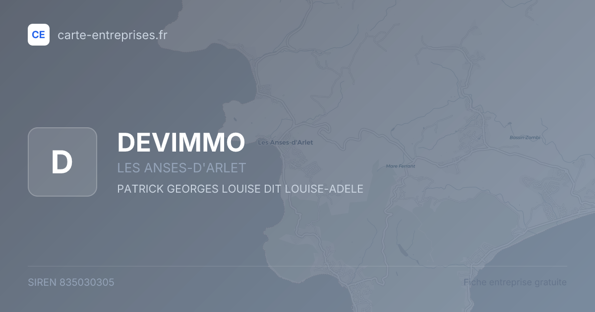 DEVIMMO — 835030305 — fiche entreprise