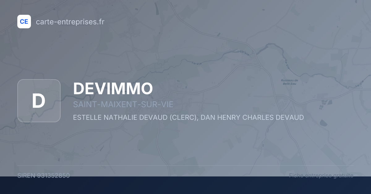DEVIMMO — 931352850 — fiche entreprise