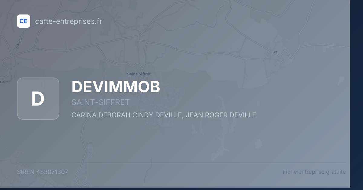 DEVIMMOB — 483871307 — fiche entreprise
