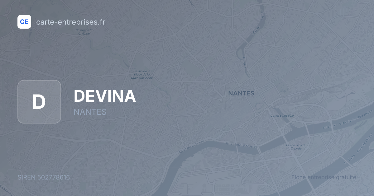 DEVINA — 502778616 — fiche entreprise