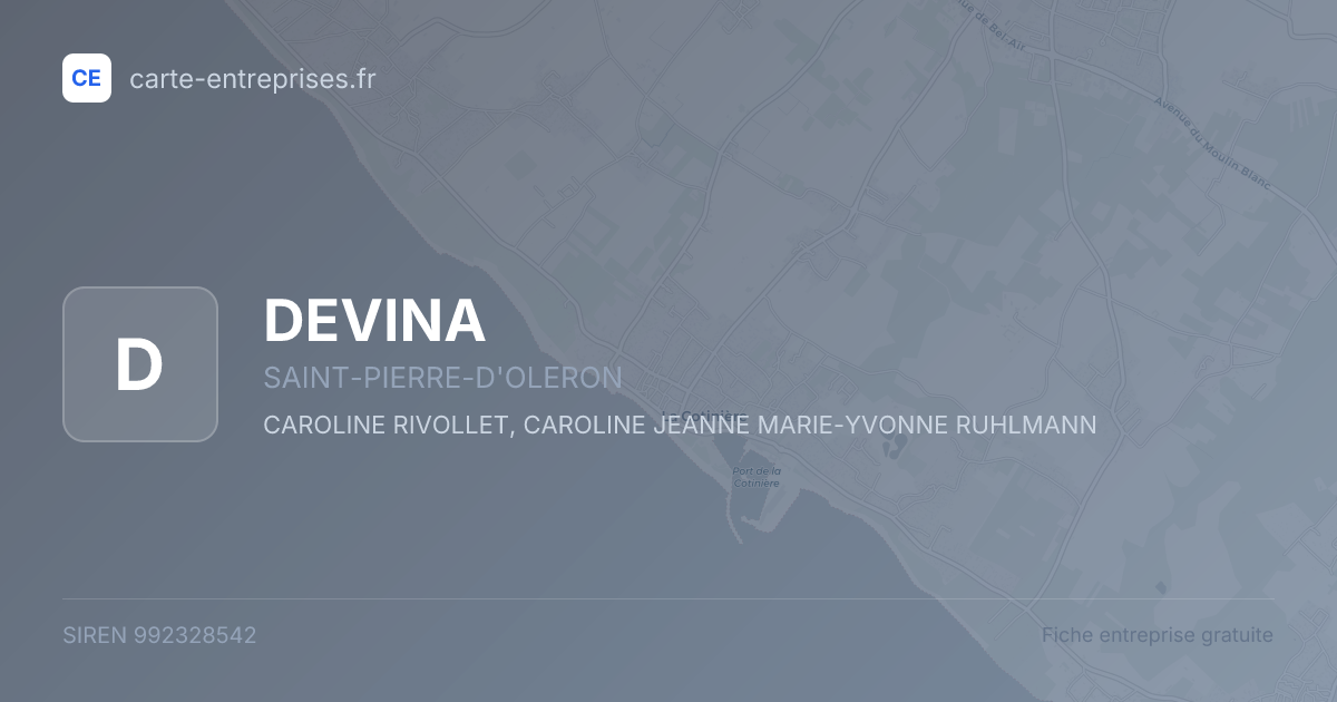 DEVINA — 992328542 — fiche entreprise