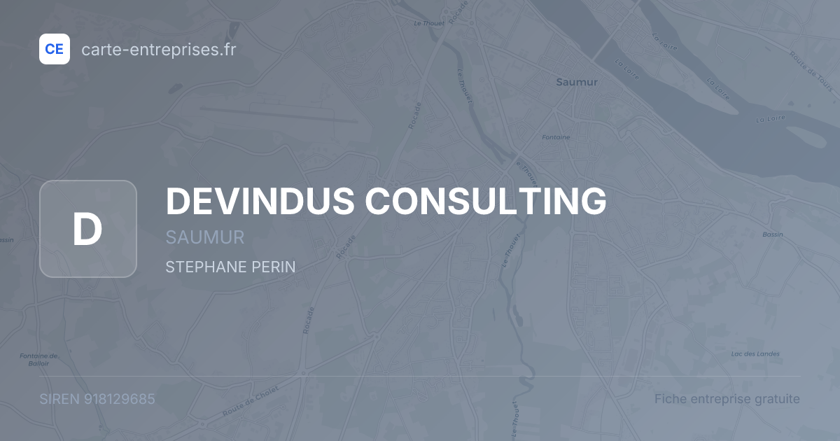DEVINDUS CONSULTING — 918129685 — fiche entreprise