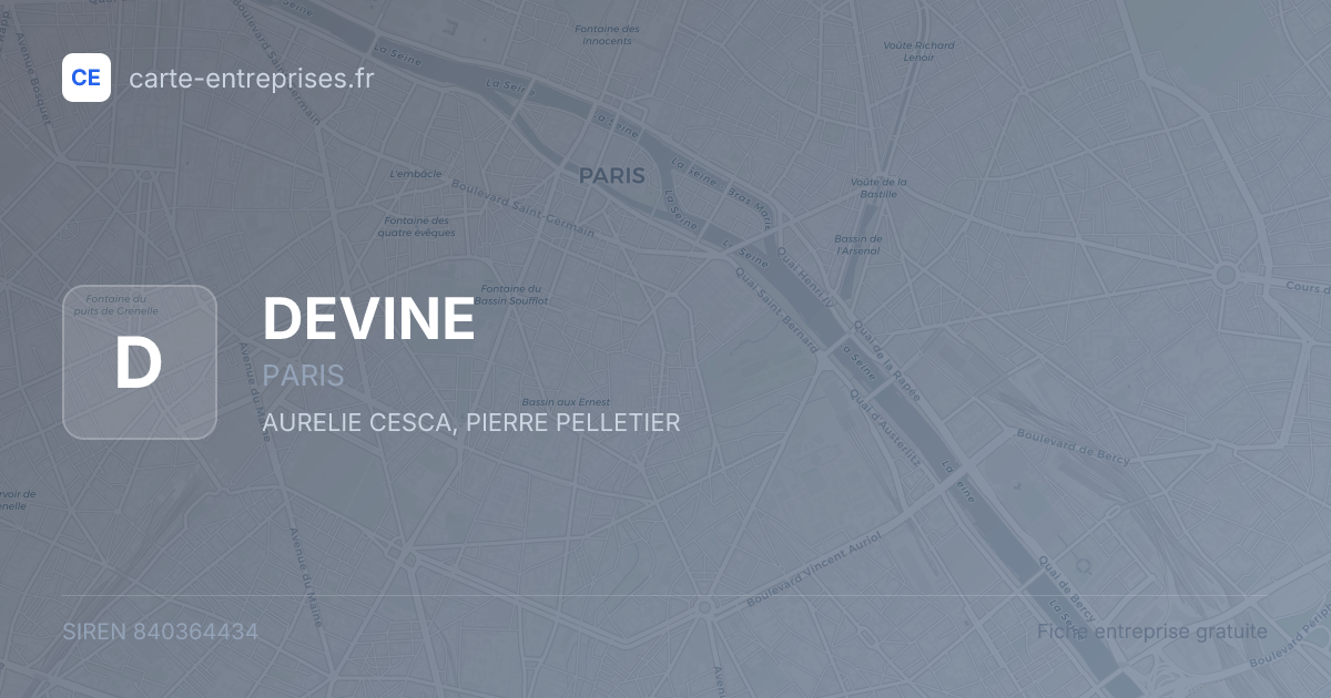 DEVINE — 840364434 — fiche entreprise