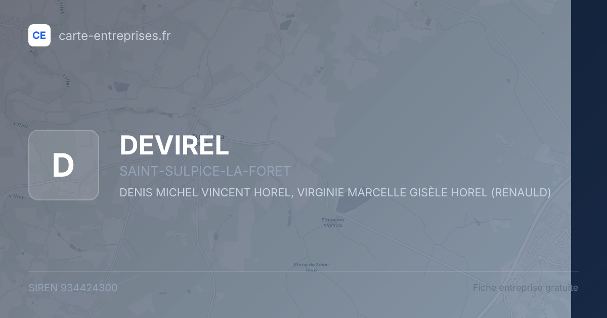 DEVIREL — 934424300 — fiche entreprise