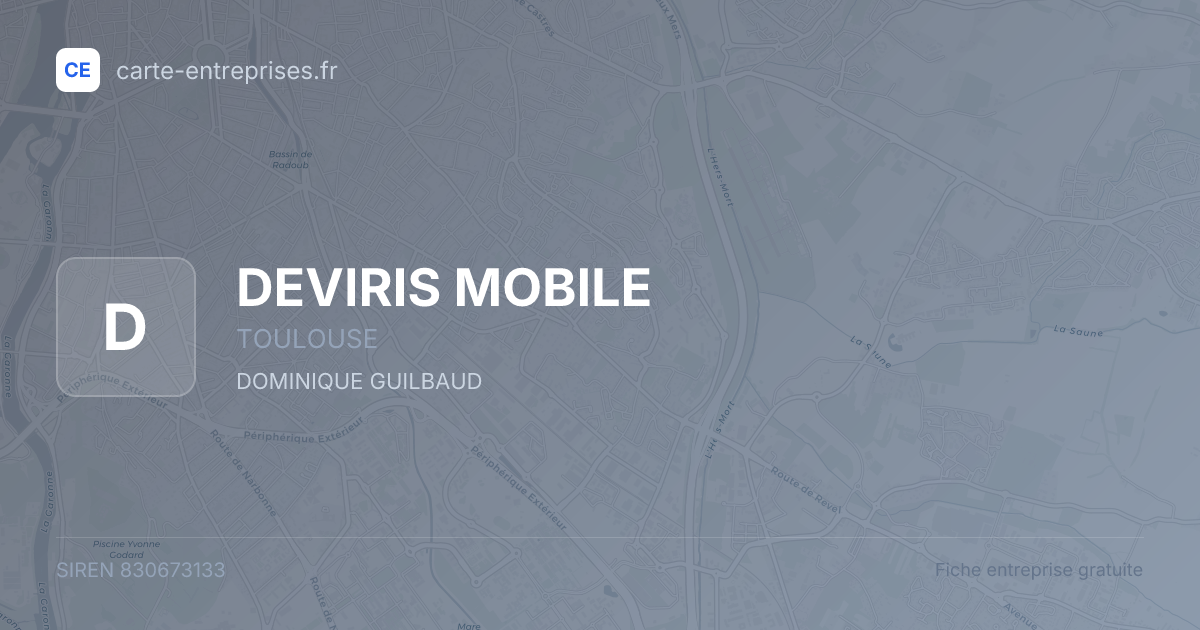 DEVIRIS MOBILE — 830673133 — fiche entreprise